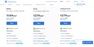 Best Hosting Company for India in Hindi Bluehost